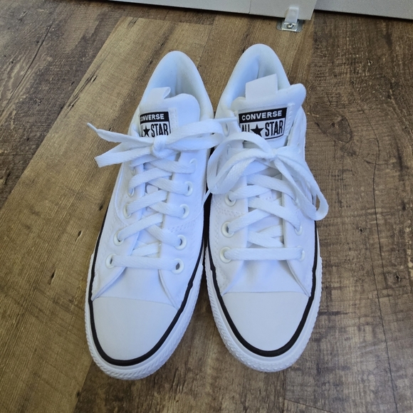 New Converse All Star Women's Size 7 White Low-Top Sneakers - Picture 8 of 10